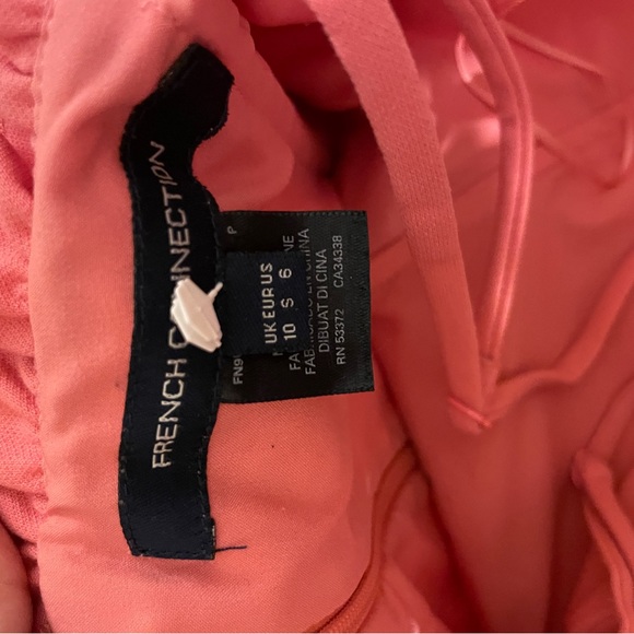Pink French Connection Ruffle Dress - Picture 4 of 4